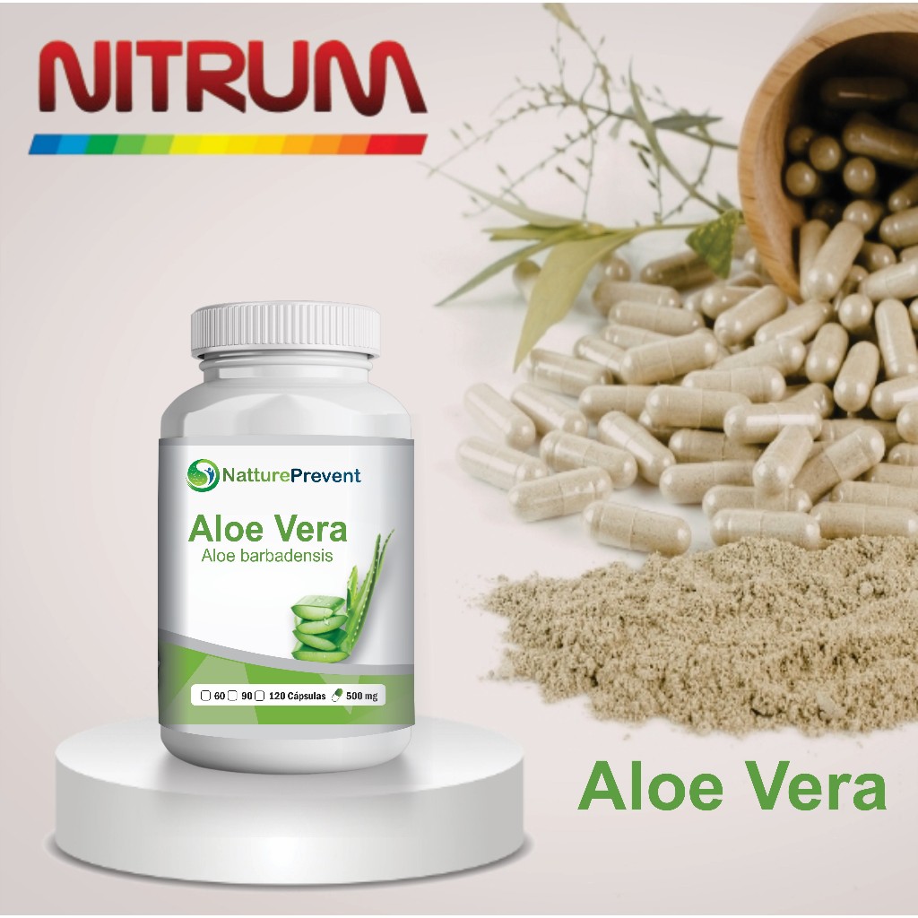 ArPuro AloLev Vera BaboLev Natural 500mg 60 / 90 / 120 Cápsulas - Suplemento Alimentar - NitrumCaps em Oferta na Shopee