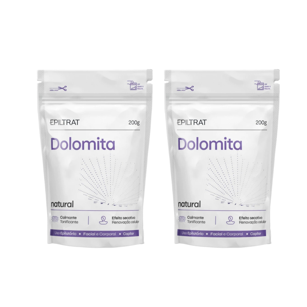 Dolomita Calmante Corpo Rosto Natural Epiltrat Labotrat 200g Kit C/2 e C/1