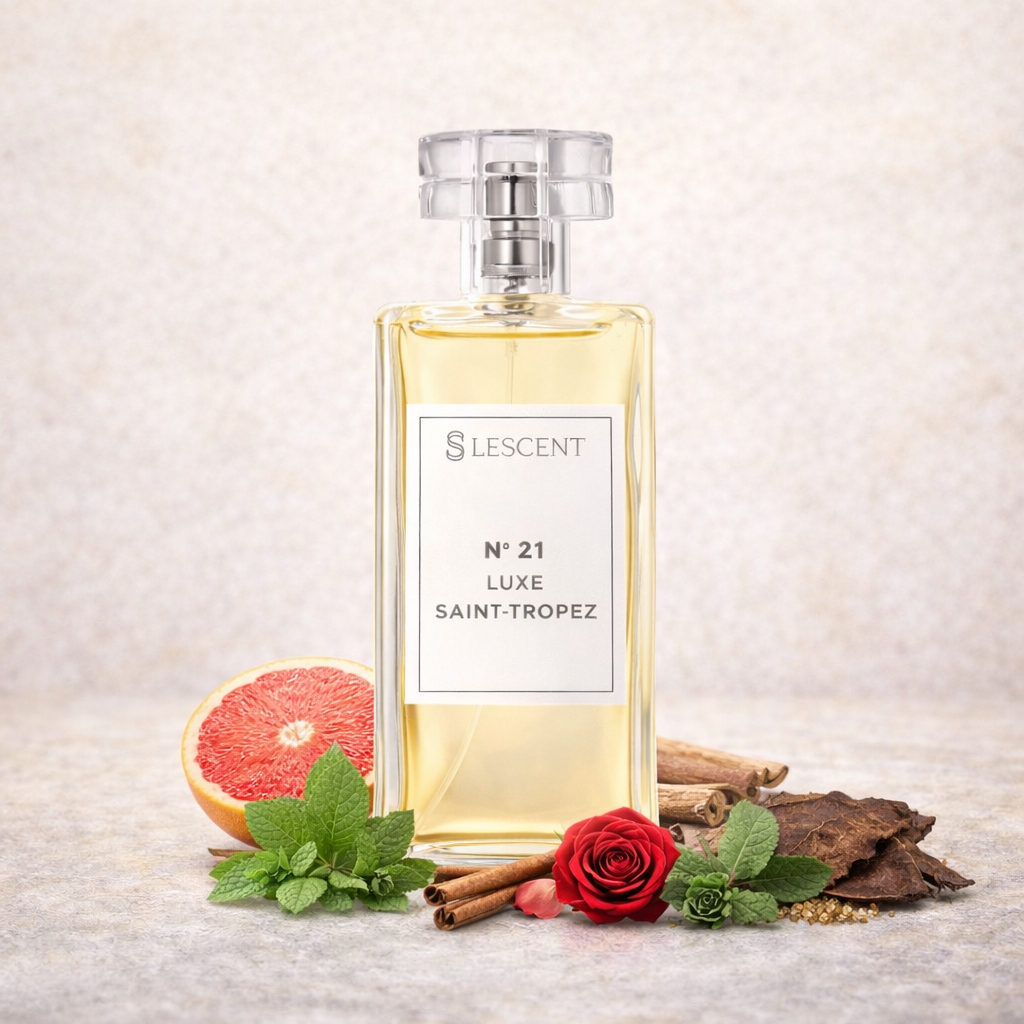 Perfume Deo Colônia Lescent N21 LUXE SAINT-TROPEZ Masculino