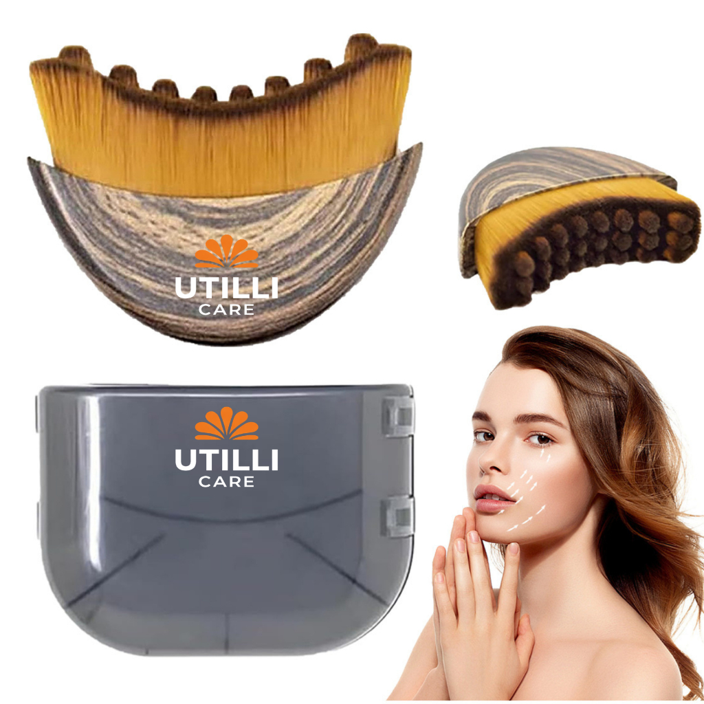 Escova De Drenagem Linfática Para Rosto E Corpo , Adequada Contornos Da Pele