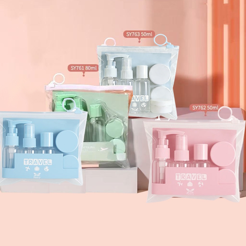 Frascos Viagem Conjunto Multifuncional Peças Creme Cosméticos Viagem Organizador Shampoo Condicionador em Oferta na Shopee