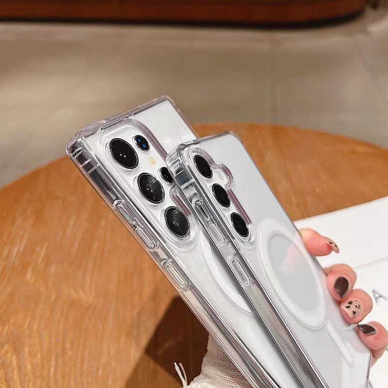 Evoclear Magsafe Capa Galaxy Linha S Z Fold Z Flip Transparente Policarbonato Anti Impacto Premium — imagem 2 de 2