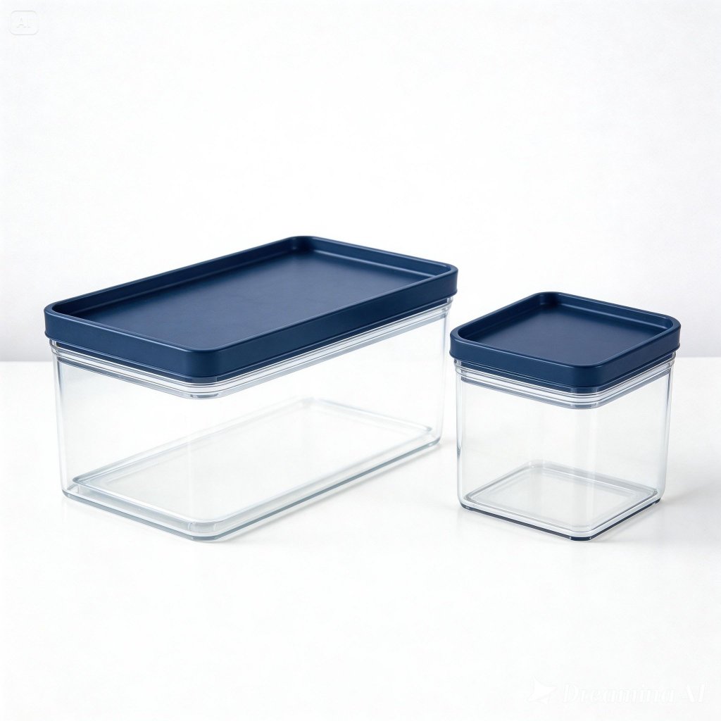 Kit 4 Potes Herméticos Electrolux 2x 1,5L + 2x 0,7L Organizador de Alimentos Mantimentos Cozinha Transparente