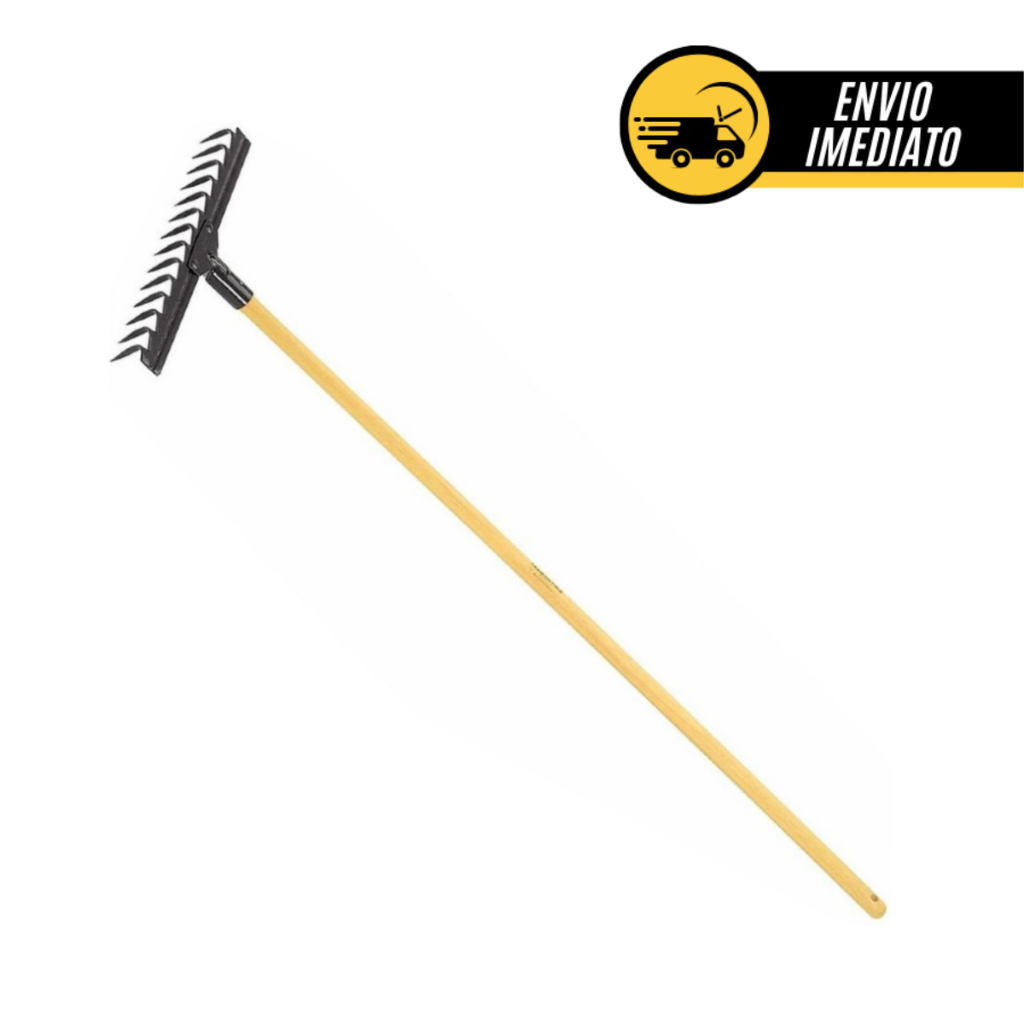 Ancinho Rastelo 14 Dentes Reforçado Com Cabo 1,20 Metros - Max