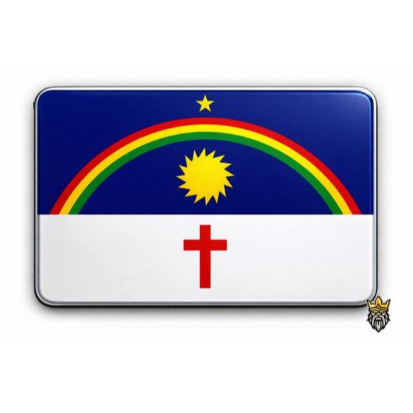 Emblema Bandeira Adesiva Resinada Pernambuco 4,0 X 6,0 em Oferta na Shopee