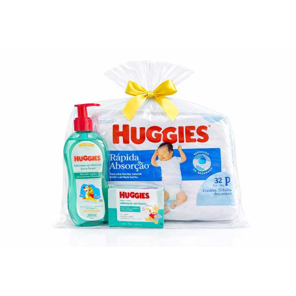 KIT CHÁ DE BEBÊ / MARCA HUGGIES