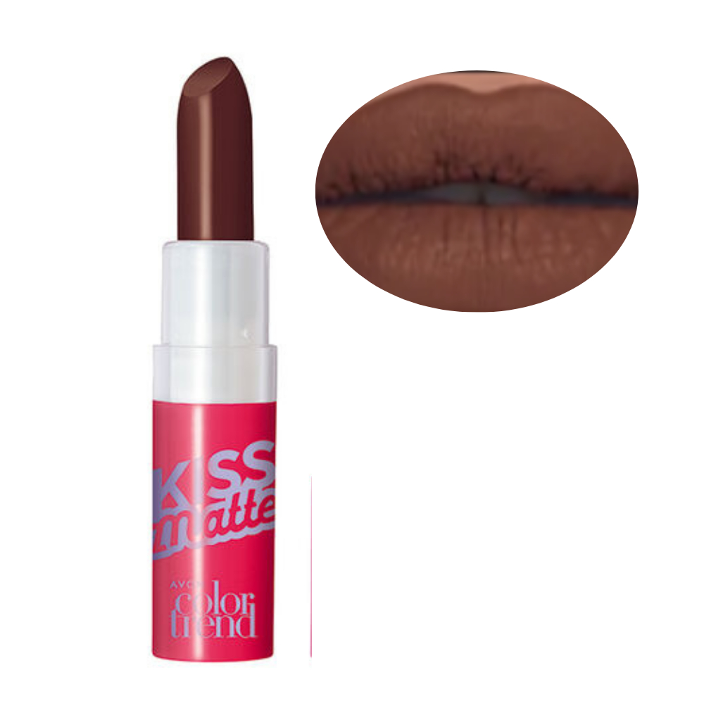 Batom Kiss Matte Color Trend Hidratação Cor Classico Mocca Avon Care