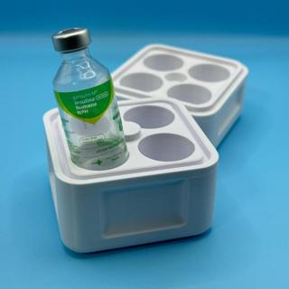 Porta Frasco de Insulinas 10ml Compativel SUS 4 Ampolas Peptideos em Oferta na Shopee