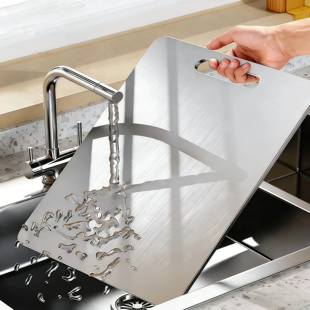 Tábua De Corte 316 Aço Inoxidável Antibacteriana À Prova De Mofo 30*46 cm tábua de cozinha Para Cozinha Taboa Carne em Oferta na Shopee