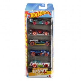 Carrinhos Hot Wheels 5 Carros Mattel - Stunt Tracks Jkg07 promoção