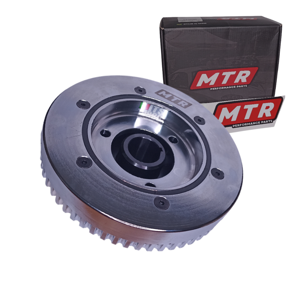 Polia Damper Opala 2 Canais com Roda Fônica e Cubo MTR