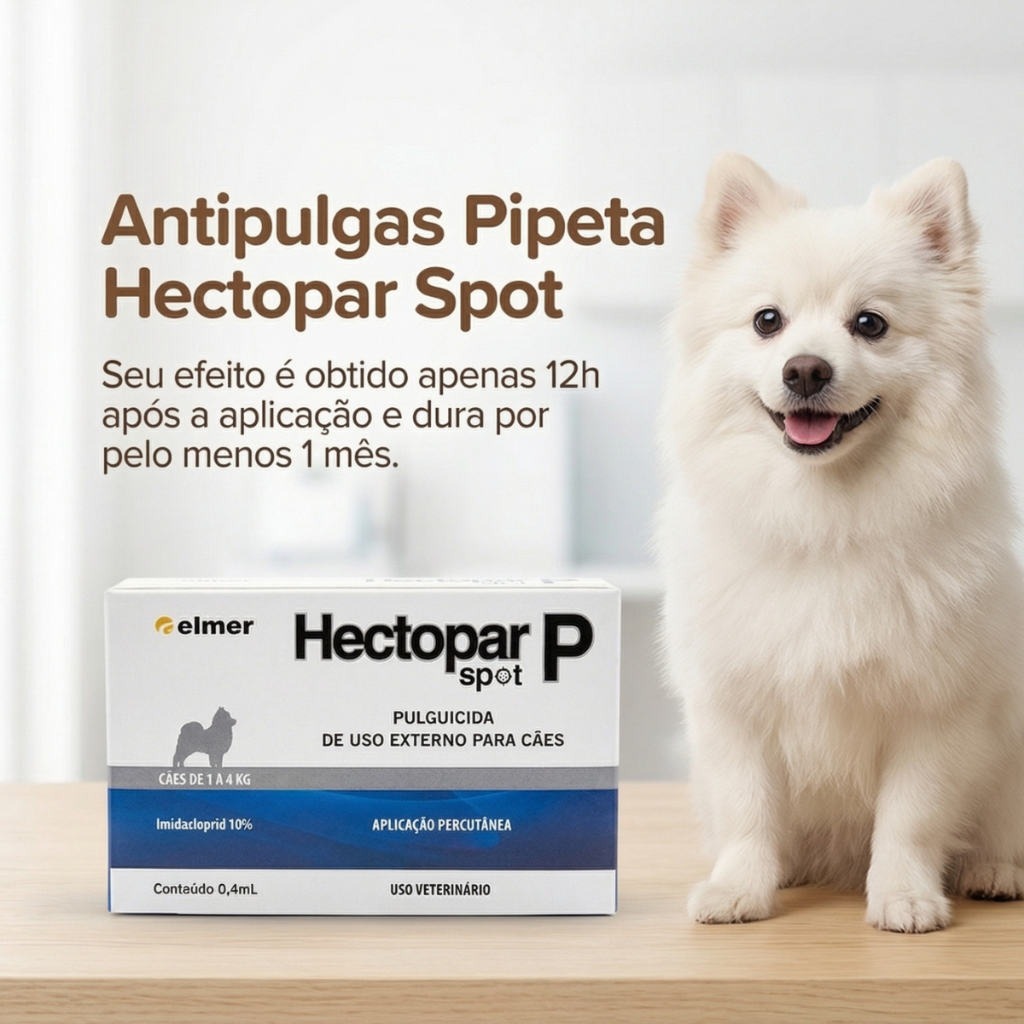 Anti Pulgas Pipeta Cachorro Mini Pequeno Hectopar Spot P