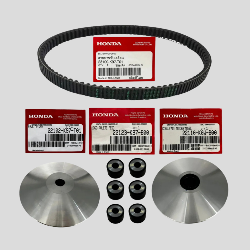 Kit Cvt Embreagem Primária Moto Honda Pcx150 2019 A 2022 Original Honda