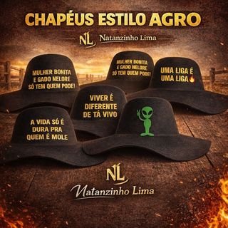 Chapéu Cata Ovo Natanzinho Lima Personalizado Caminhoneiro