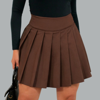 Short Saia feminina Plissada Rodada com Forro em Oferta na Shopee