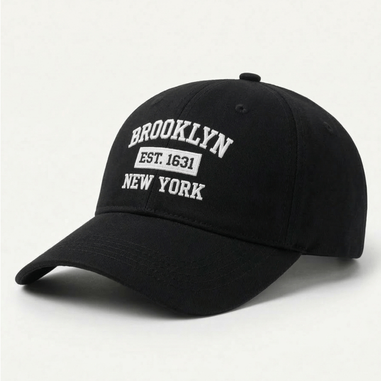 Boné Brooklyn New York Premium Chapéu Masculino Feminino Premium Bordado Aba Curva em Oferta na Shopee