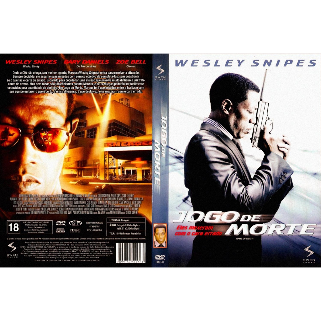 Jogo De Morte DUBLADO E LEGENDADO AUTORADO Onde a CIA                     não chega, seu melhor agente, Marcus (Wesley S