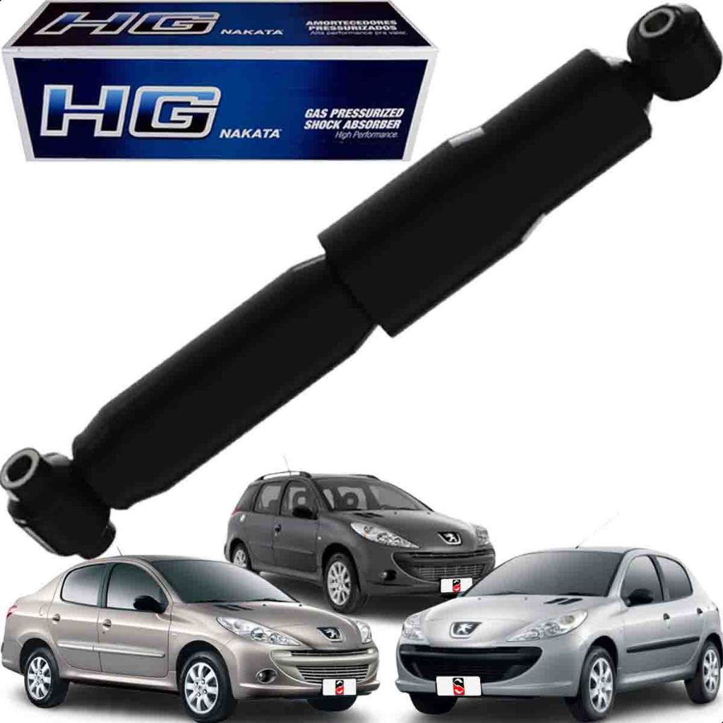 Amortecedor Traseiro Peugeot 207 2008 2009 2010 2011 a 2015.