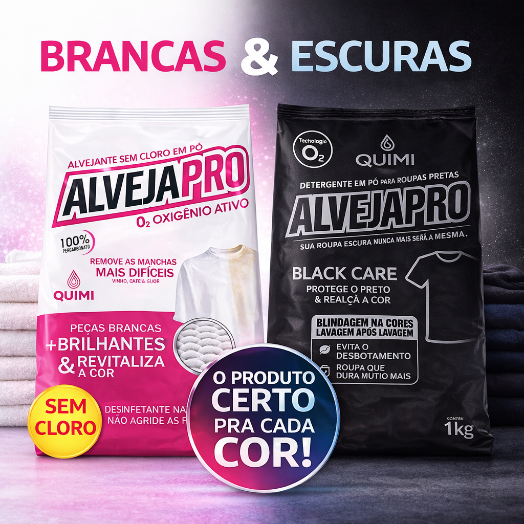 Kit Percarbonato de sódio 100% + Black Care - Tira manchas para roupas brancas, coloridas e escuras em Oferta na Shopee