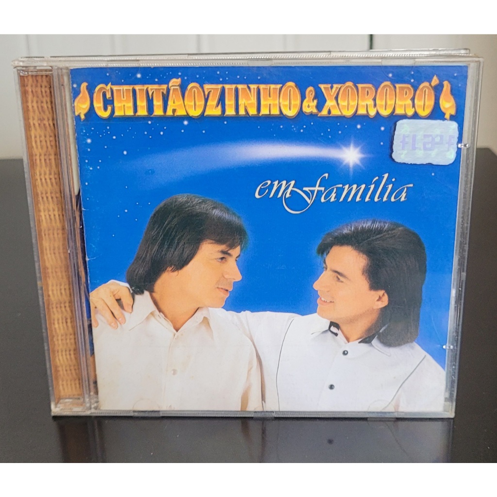 CD Original Chitãozinho e Xororó Em Familia Completo com Encarte