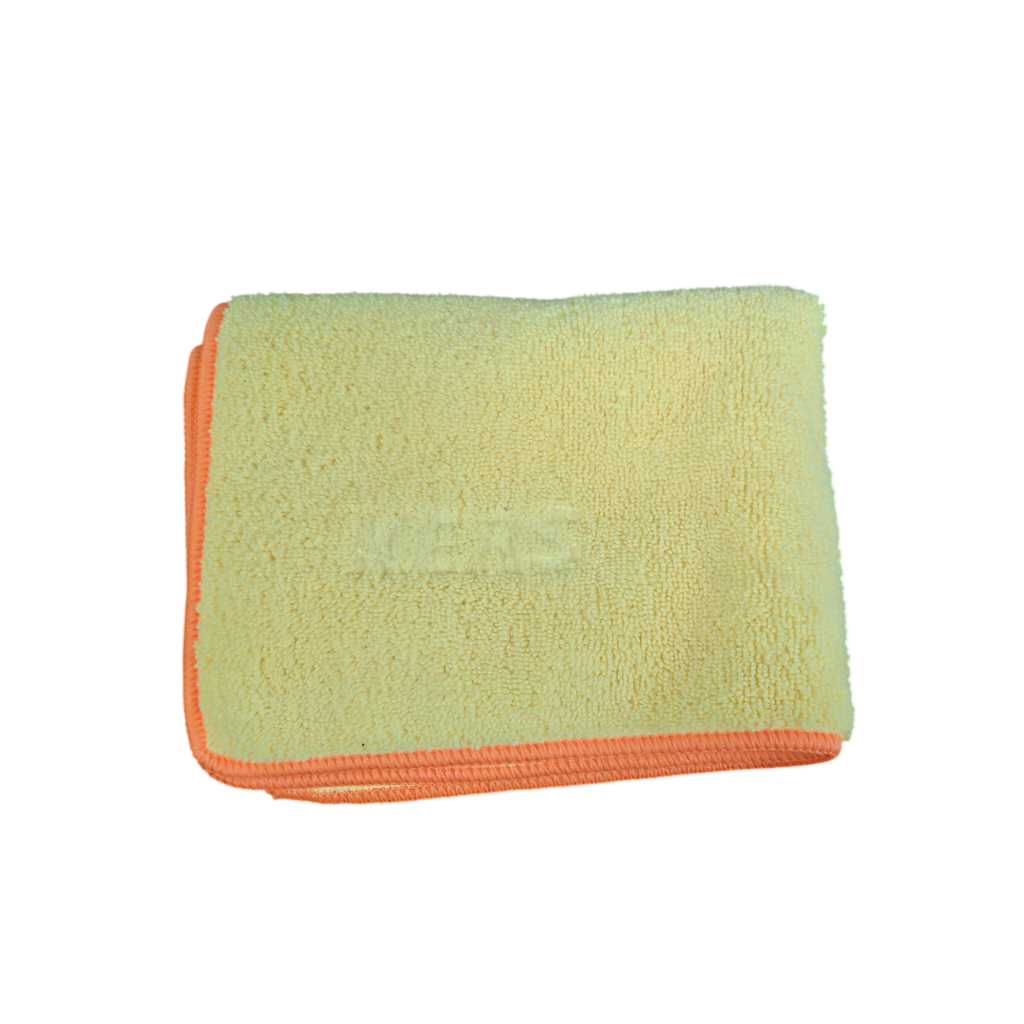 Flanela Toalha Microfibra Automotiva Kers 450 Gsm 60x40 Amarelo