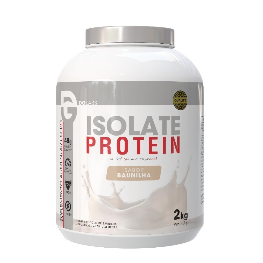 Whey Protein Isolado 2 Kg - Exclusivo  -DG Labs