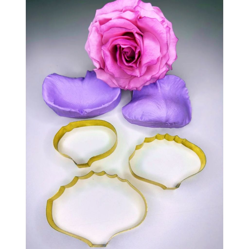 Kit Cortador e Molde Frisador Rosa Grande