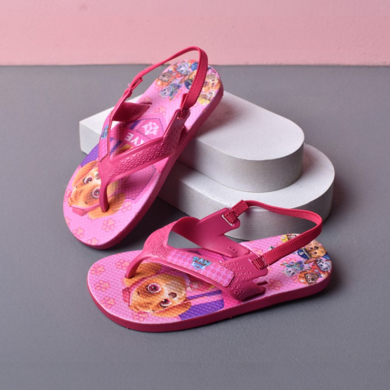 Sandalia Pepete Bebe Menina Feminino Stitch Patrulha Canina Skye Princesas Dia a dia Escola