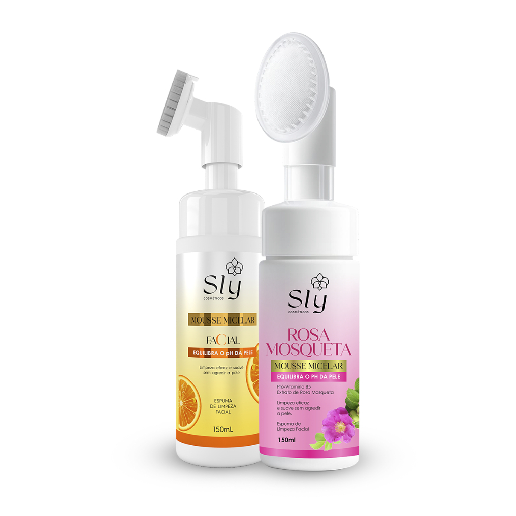 Kit 2 Mousses Micelares Sly Cosméticos Limpeza Suave Hidratação e Frescor Diário em Oferta na Shopee