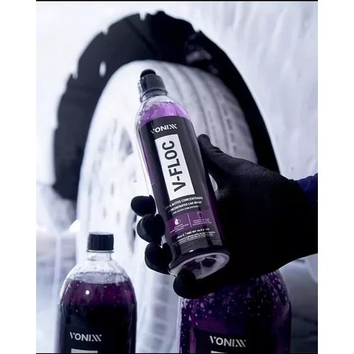 Kit Snow Foam 2L + V-Floc Vonixx Shampoo Automotivo Espuma Lavagem Carro Moto — imagem 2 de 2