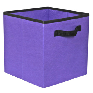 Caixa Organizadora Em Tecido De 28x30x28cm Violeta em Oferta na Shopee