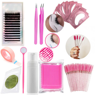 Kit Completo para Extensão e Alongamento de Cílios Fio a Fio Profissional e Iniciante em Oferta na Shopee