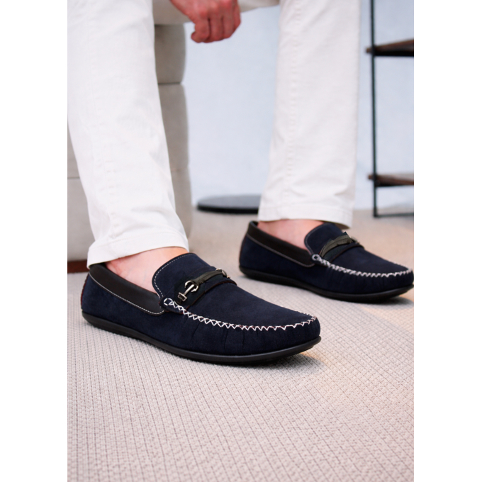 Mocassim Âncora Sapato Casual Masculino Camurça Dockside Conforto Envio Rápido