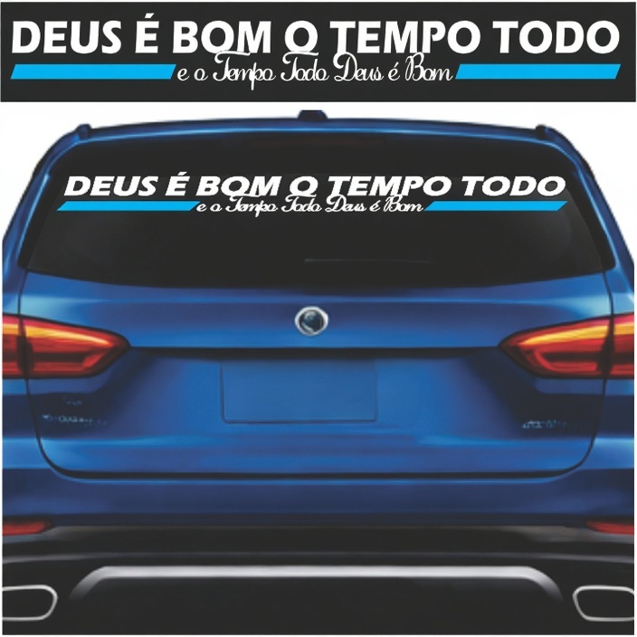 Adesivo para Carro Adesivo Carro Adesivo Automotivo Adesivo Parabrisa Carro Adesivo Evangélico