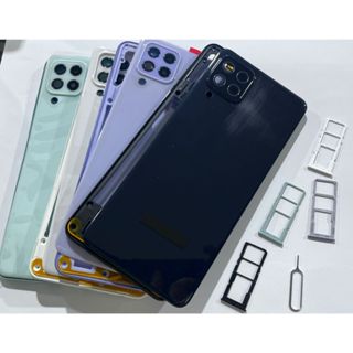 Tampa +  Gaveta Bandeja +  Chavinha +Carcaça Aro Lente Compativel A22 4g A225 em Oferta na Shopee