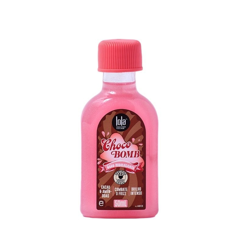 Óleo Chocobomb 50ml Lola Cosmetics - Brilho Intenso e Proteção Térmica
