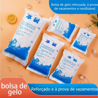 Gelo flexivel reutilizavel artificial 100 ml/400 ml  gelox bolsa de gelo em Oferta na Shopee