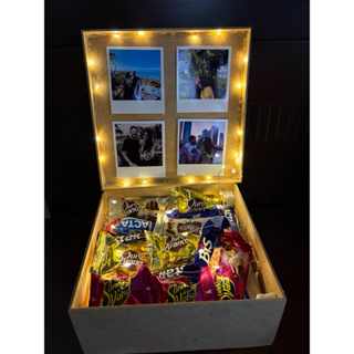 Caixa de presente com fotos led cesta presente namorado namorada caixa personalizada dia dos namorado pedidonamoroPáscoa em Oferta na Shopee