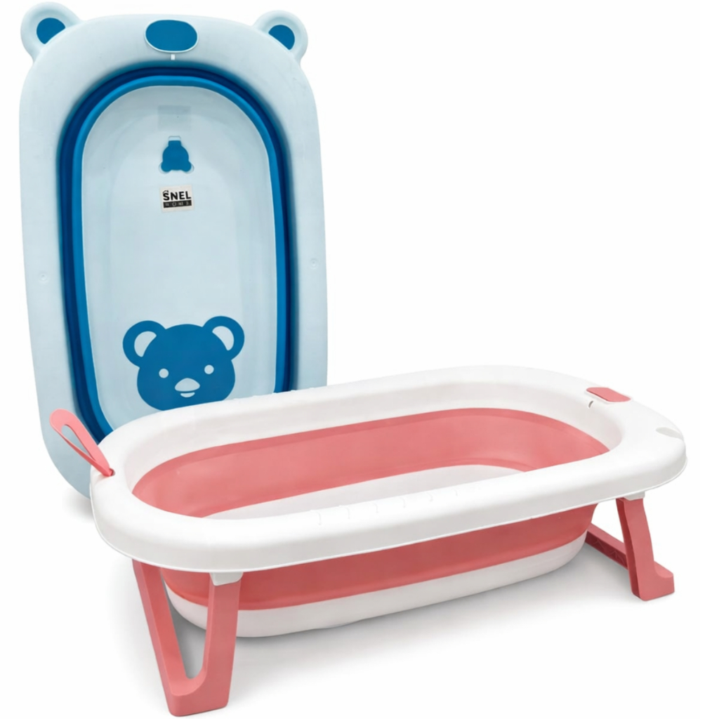 Banheira De Bebe Infantil Resistente Dobrável 75cm Ofurô Portátil Armazenamento Fácil Com Alça