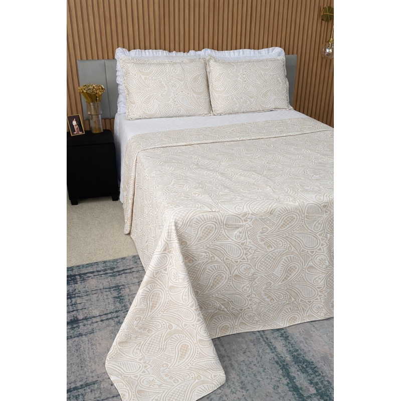 Colcha Montblanc J Serrano Casal/Queen 3 Peças 2,40x2,60m