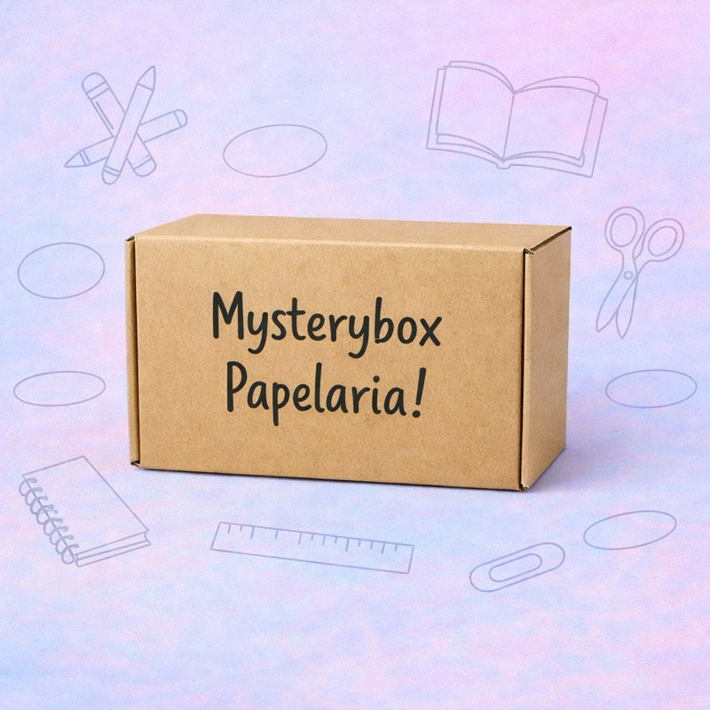 Box Papelaria Surpresa - Box itens sortidos - Box Papelaria