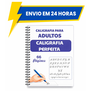 Caderno de Caligrafia para Adultos em Oferta na Shopee