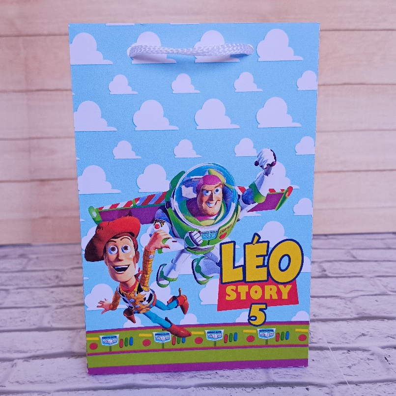 Sacolinha Personalizada 10x15cm TOY STORY BUZZ LIGHTYEAR - Caixinhas Lembrancinhas para festa Aniversário