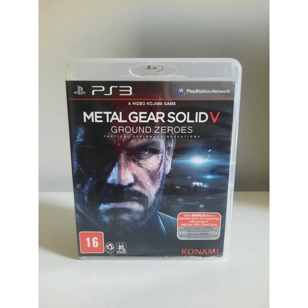 Metal Gear Solid V Ground Zeroes PS3 Mídia física