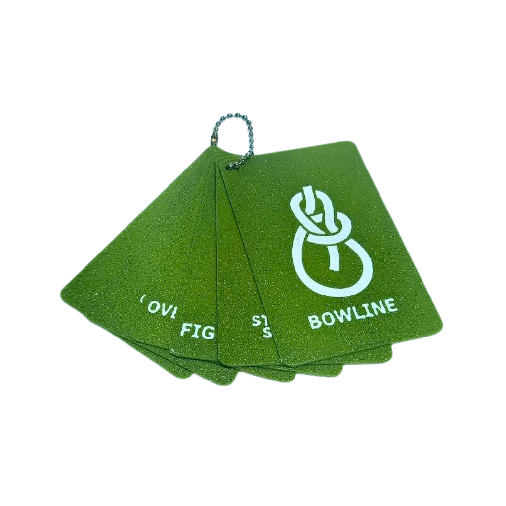 Cards de Instrução de Nós Sobrevivência EDC - Kit 6 Cartões Táticos para Carteira e Mochila