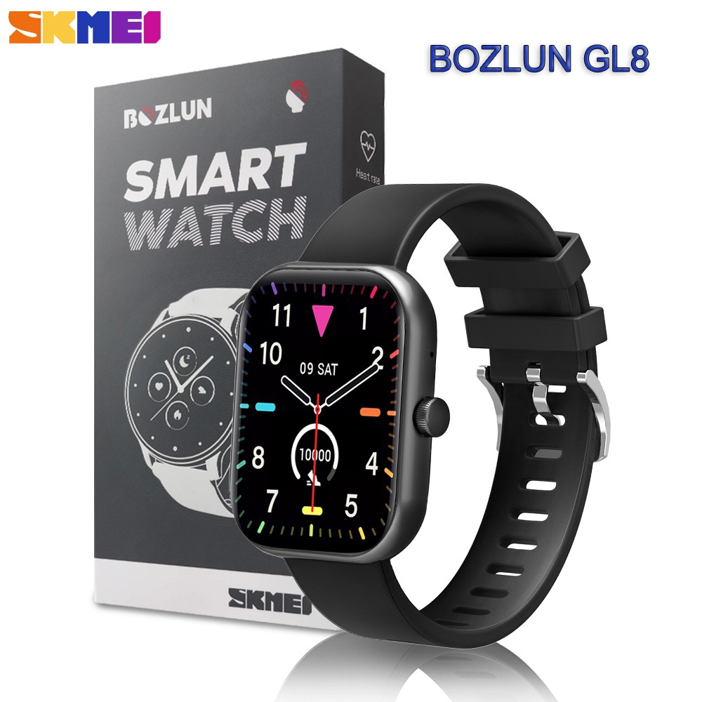 BOZLUN GL8 Smartwatch Multifuncional Masculino Para Fitness Esportes e Monitoramento do Sono e Frequência Cardíaca