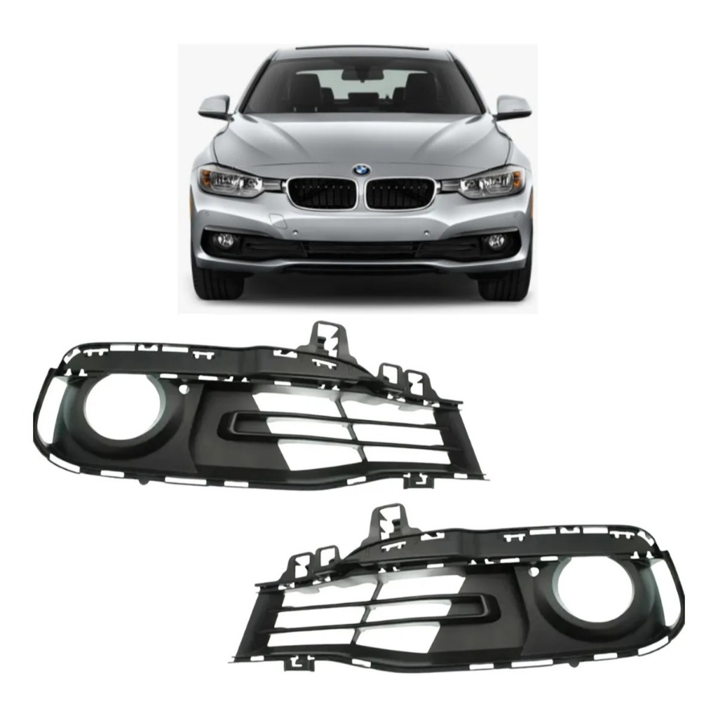 Par Grade Farol de Milha BMW Série 3 316i 320i 325i 328i 335i 2016 2017 2018 51117396878 51117396877