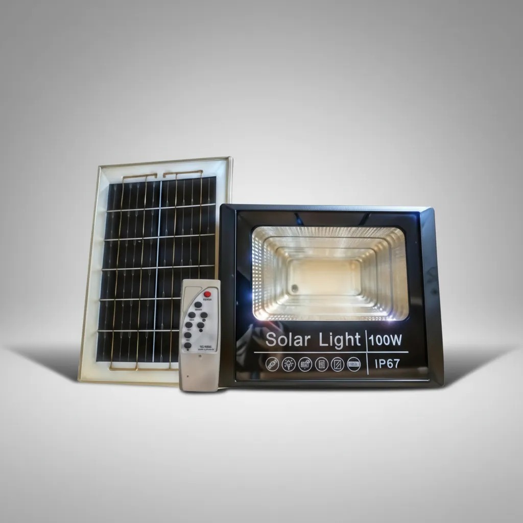 Refletor Luz Solar 100W Led Holofote 6000K Branco Frio Bivolt Prova Dagua 127 220v Pronta Entrega em Oferta na Shopee