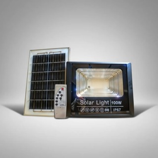 Refletor Luz Solar 100W Led Holofote 6000K Branco Frio Bivolt Prova Dagua 127 220v Pronta Entrega em Oferta na Shopee