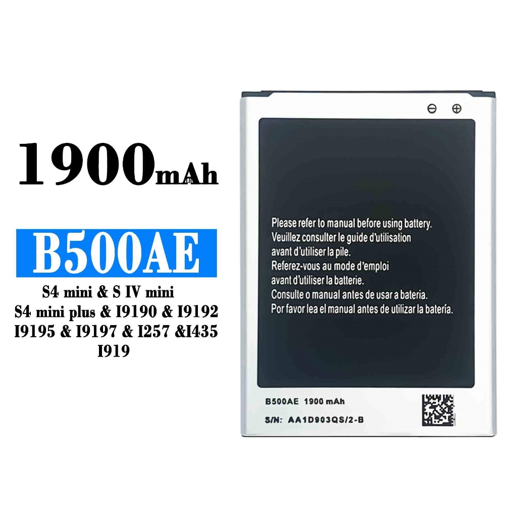 Flex Carga bateria compativel para S4 Mini I9190-B500AE Nova